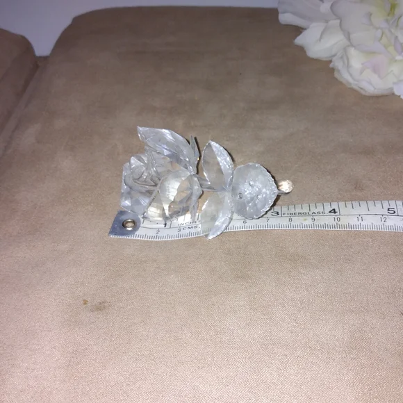 Swarovski Crystal The Rose Flower Statue - Picture 3 of 10